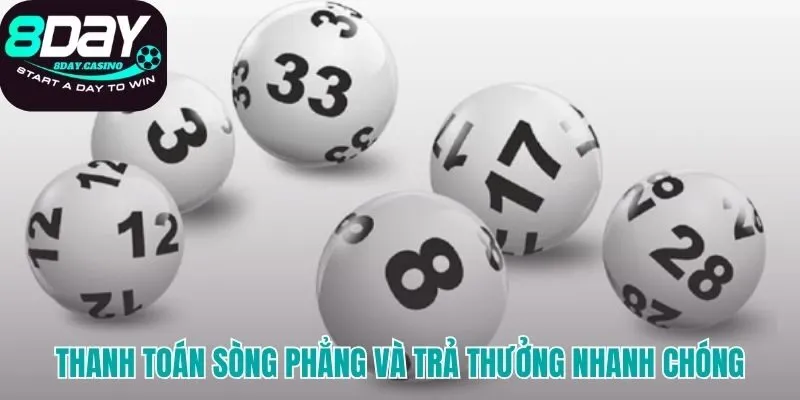 Xổ số 8DAY trả thưởng tự động và rút tiền chỉ 3-5 phút