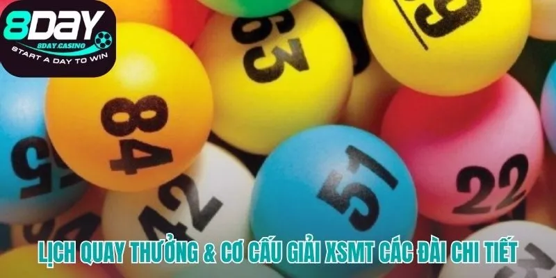 Lịch quay thưởng XSMT theo từng ngày trong tuần