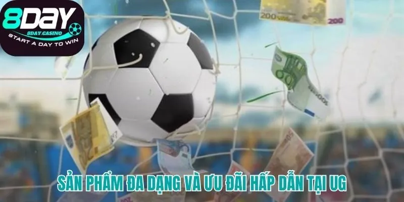 United Gaming 8DAY có sản phẩm phong phú và khuyến mãi giá trị